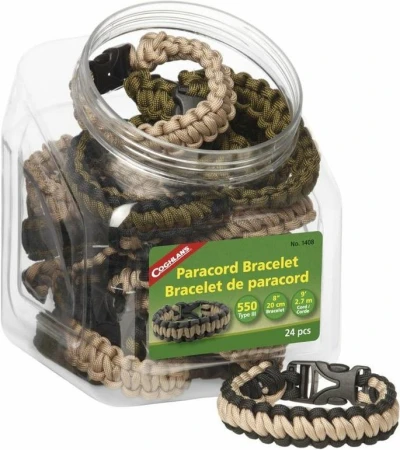 Coghlans náramek Paracord Bracelet béžový/černý