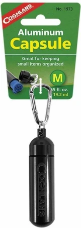 Coghlans pouzdro Aluminium Capsule Medium Black