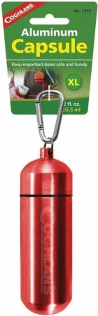 Coghlans pouzdro Aluminium Capsule XL Red