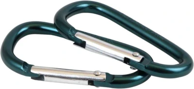 Coghlans Mini Carabiners 5 mm tmavě zelená sada karabin