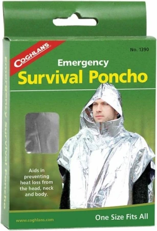 Coghlans termofólie Emergency Survival Poncho