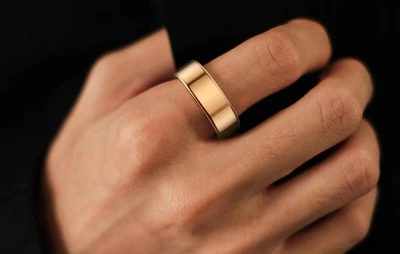 Colmi R02 černý chytrý prsten velikosti 11 (20,3 mm) s nabíjecím pouzdrem