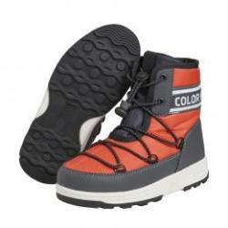 Color Kids Boots W. String orange 2023 dětské zimní boty