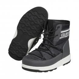 Color Kids Boots W. String phantom 2023 dětské zimné boty