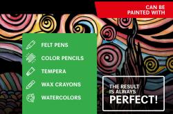 Colorvelvet Sametová omalovánka box Kočka