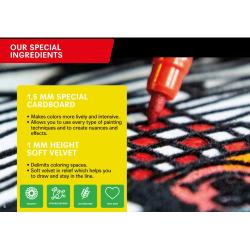 Colorvelvet Sametový obrázek Hudba 47x35cm