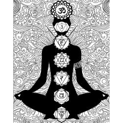 Colorvelvet Sametový obrázek Rozjímání 50x70cm