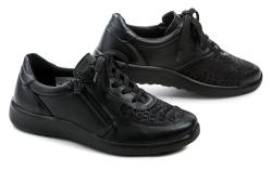 Comfortabel 951310-01 černé dámské zdravotní boty šíře K