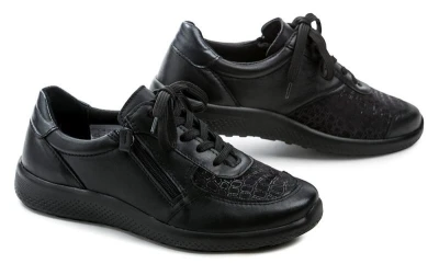 Comfortabel 951310-01 černé dámské zdravotní boty šíře K