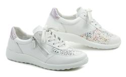 Comfortabel 951317-03 bílé dámské zdravotní boty šíře K