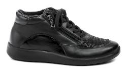 Comfortabel 990723-01 černé dámské zimní zdravotní boty šíře K