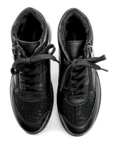 Comfortabel 990723-01 čierne dámske zimné zdravotné topánky šírka K