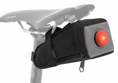 Compass Bike Cyklotaška pod sedlo se zadním LED světlem Compass Bike Cyklotaška pod sedlo se zadním LED světlem