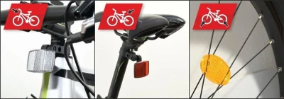 Compass Bike Odrazky sada 4ks