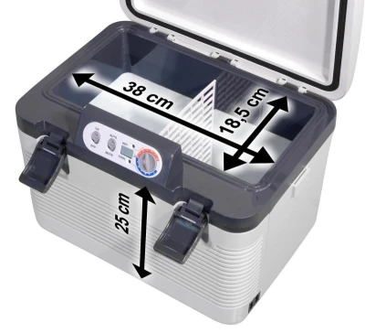 Compass Chladicí box 19l + display 230V/24V/12V DOUBLE