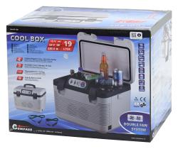 Compass Chladící box 19l + display 230V/24V/12V DOUBLE