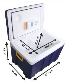 Compass Chladící box 50l 230V/12V pojízdný
