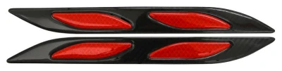 Compass Chránič dveří samolepící DAGGER červený 2ks