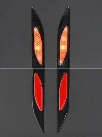 Compass Chránič dveří samolepící DAGGER červený 2ks