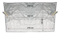 Compass Clona ICE GARD na čelní sklo 220 x 145cm