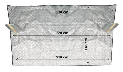 Compass Clona ICE GARD na čelní sklo 210 x 140cm