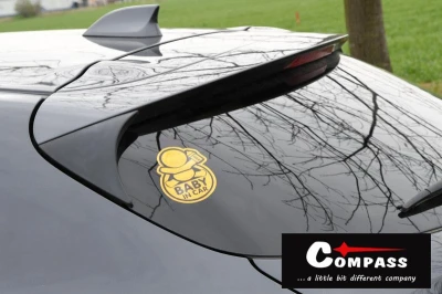Compass Dekor samolepící BABY IN CAR žlutý