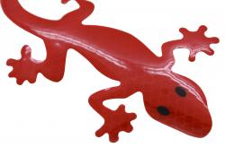 Compass Dekor samolepící GECKO červený