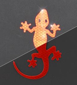 Compass Dekor samolepící GECKO červený