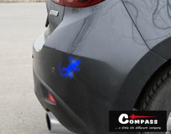 Compass Dekor samolepící GECKO modrý