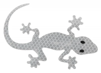Compass Dekor samolepící GECKO stříbrný Compass Dekor samolepící GECKO stříbrný