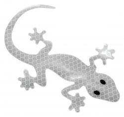 Compass Dekor samolepící GECKO stříbrný