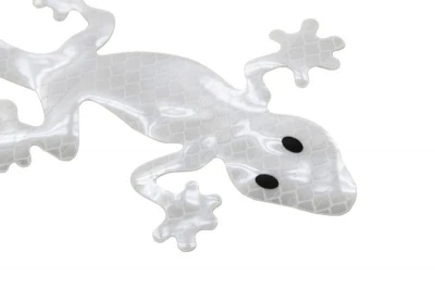 Compass Dekor samolepící GECKO stříbrný