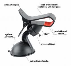 Compass Držák telefonu / GPS na přísavku CLIPS