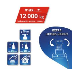 Compass Hever hydraulický 12 t TÜV EN 1494:2000+A1