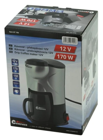Compass Kávovar - překapávač 12V 170W 15A 150ml