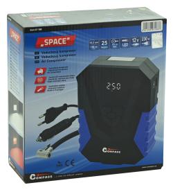 Compass Kompresor 12/230V SPACE digitální se světlem + SOS
