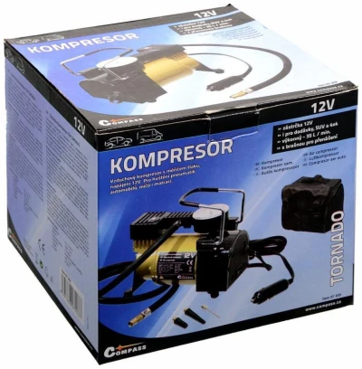 Compass Kompresor 12V TORNADO (VÝPREDAJ)