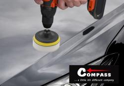 Compass Leštící kotouče sada 10ks s unašečem 10cm