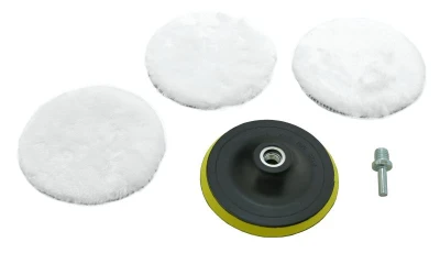 Compass Leštící kotouče sada 3ks s unašečem 12cm
