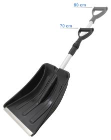 Compass Lopata na sníh teleskopická BLACK