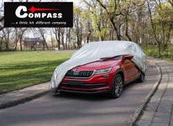 Compass Ochranná plachta FULL SUV-VAN 515x195x142cm SILVER RAIN