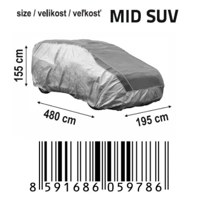 Compass Ochranná plachta proti kroupám MID SUV 480x195x155cm