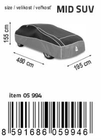 Compass Ochranná plachta proti kroupám PREMIUM MID SUV 480x195x155cm