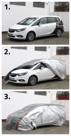 Compass Ochranná plachta proti krupám SUV-VAN 530×205×160cm