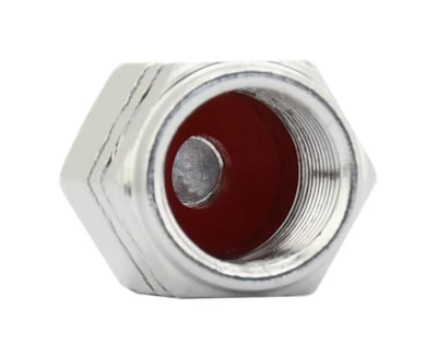 Compass Ozdobné kryty ventilků stříbrné 4ks