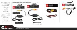 Compass Parkovací kamera DICE bezdrátová polohovací s LED přísvitem