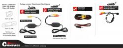 Compass Parkovací kamera INSERT bezdrátová s LED přísvitem