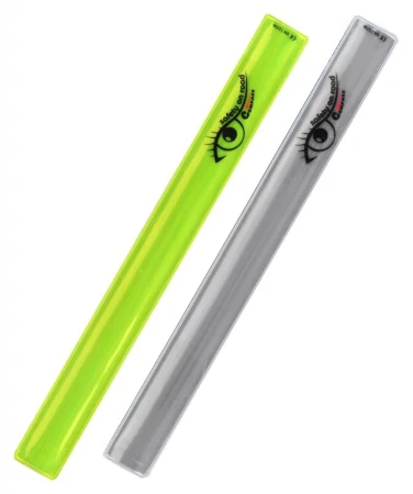 Compass Pásek reflexní ROLLER 2ks žlutý + stříbrný Compass Pásek reflexní ROLLER 2ks žlutý + stříbrný
