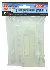 Compass Podložka pod SPZ bezrámečková - transparentní