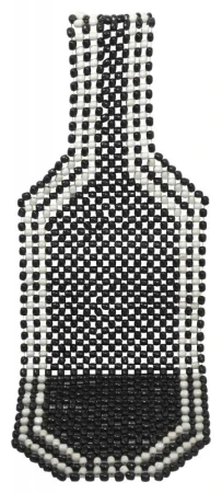 Compass Potah sedadla kuličkový BLACK 127x38cm